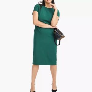 J. Crew x Universal Standard Foulard Sheath Dress
